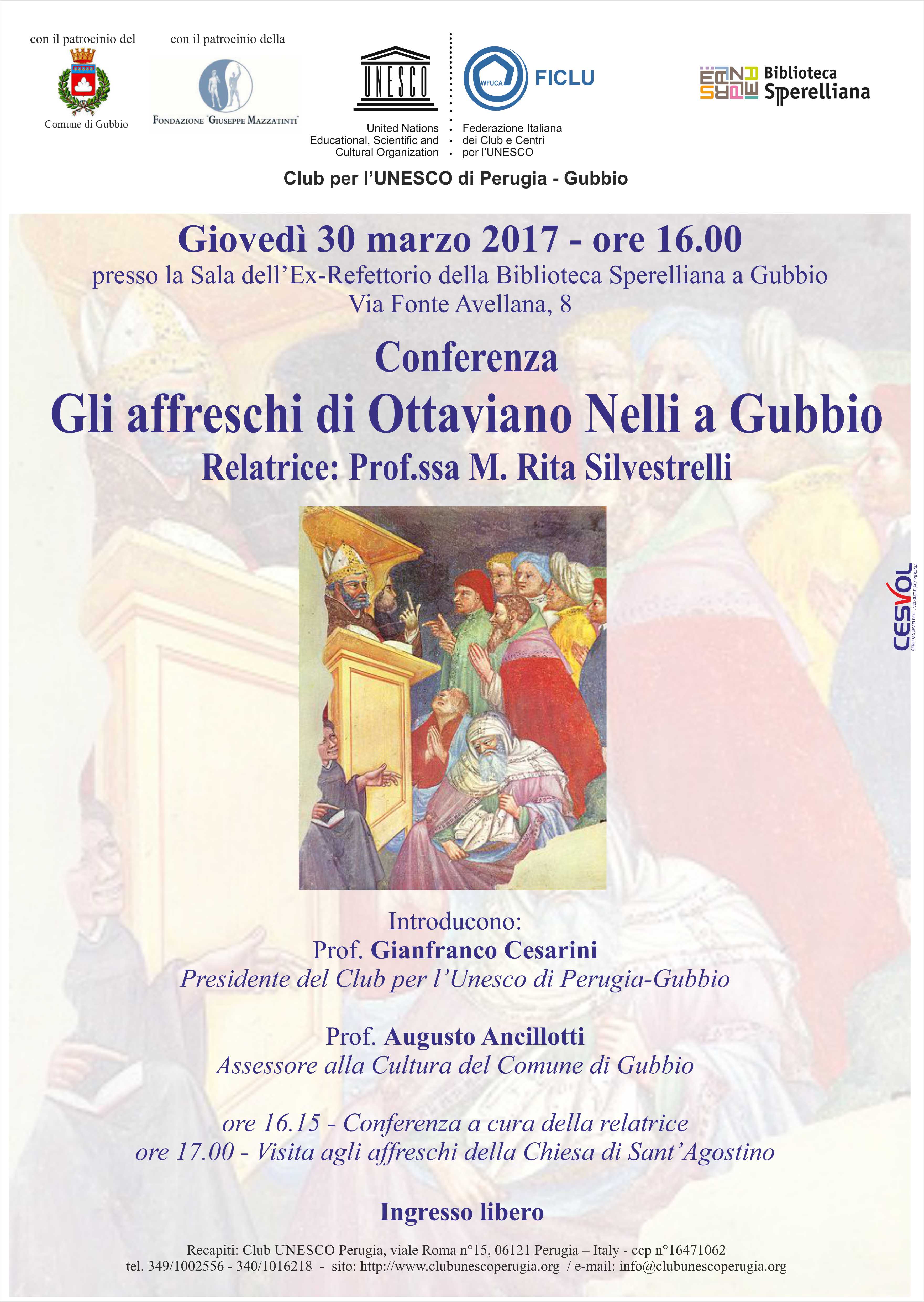 Evento Unesco 30 marzo 2017 - Gubbio