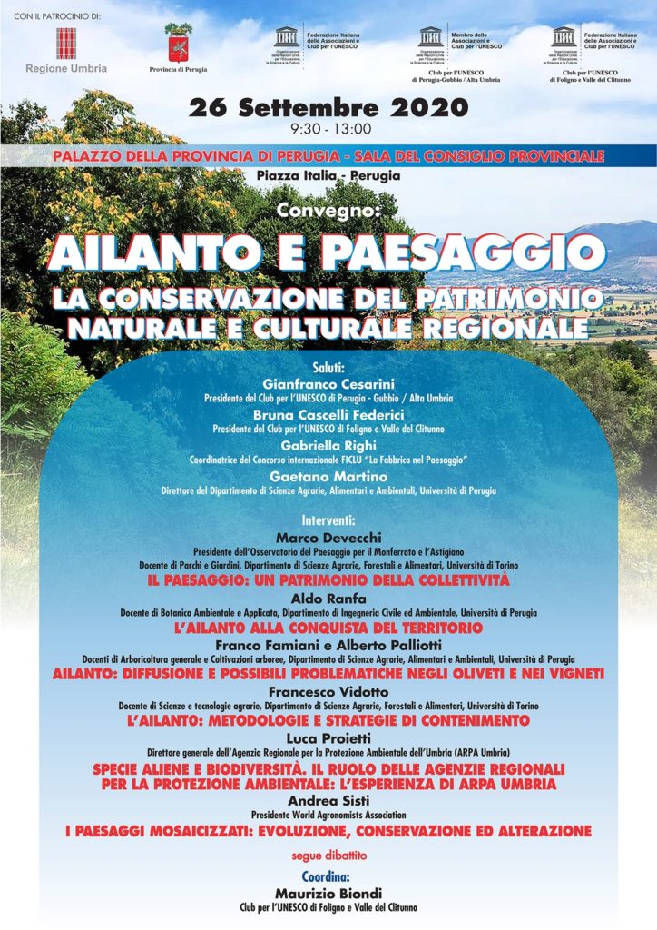 ALIANTO e PAESAGGIO- LA CONSERVAZIONE DEL PATRIMONIO NATURALE E CULTURALE  REGIONALE