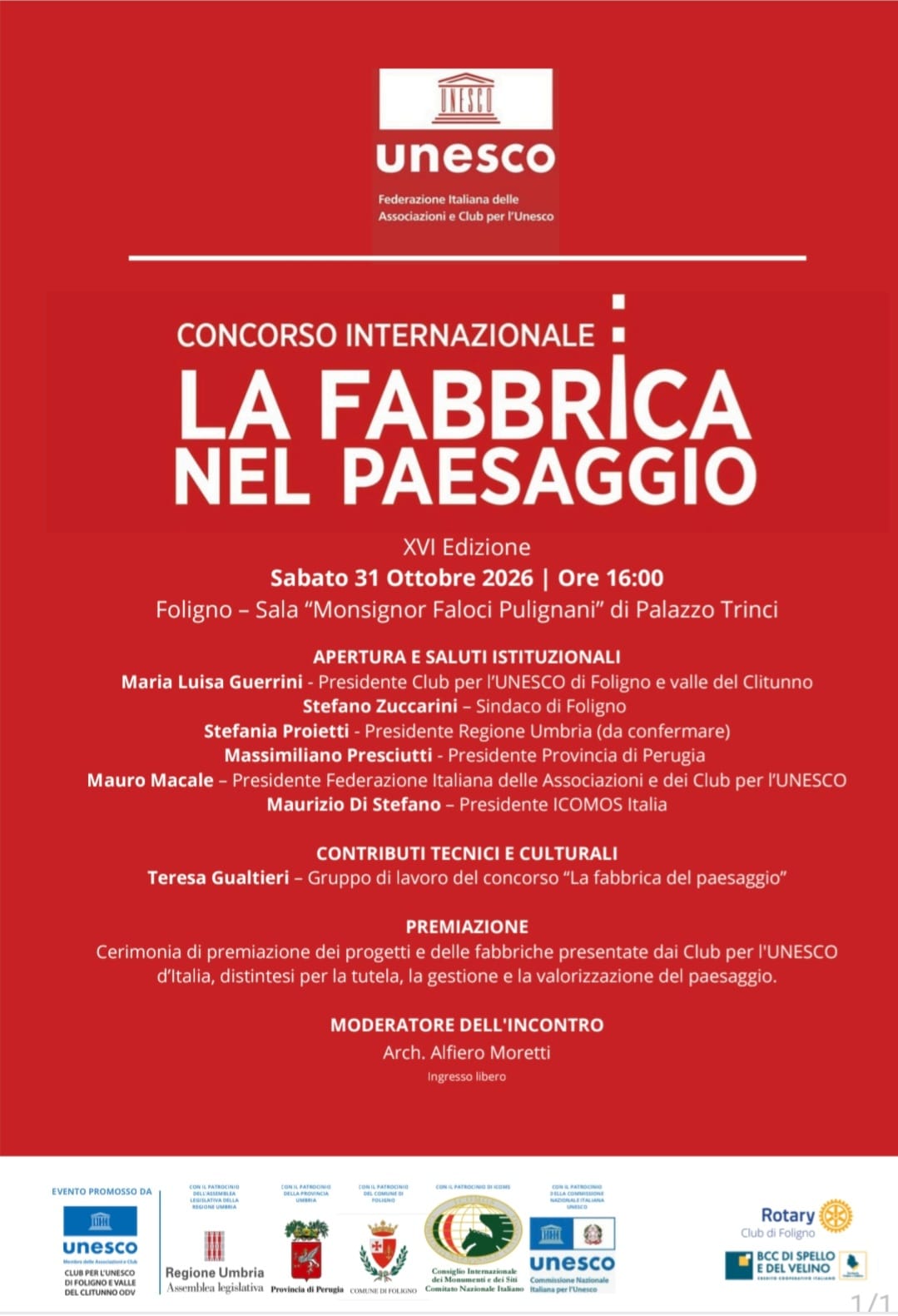 LA FABBRICA DEL PAESAGGIO
